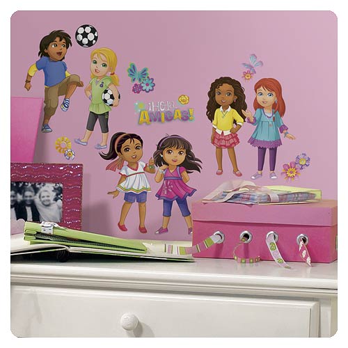 Dora and Friends Peel and Stick Wall Decals